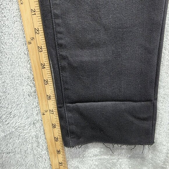 Judy Blue Jeans Womens 7 28 Black Slim Fit Mid Rise Distressed Stretch JB88137 - Picture 11 of 13